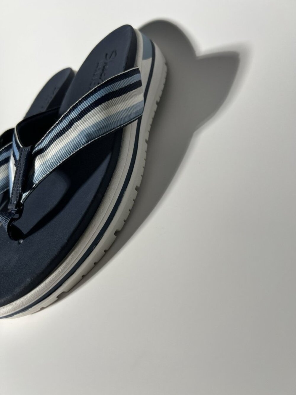 Skechers 163200 Integrades Navy Thong Sandals Women’s 7M - Picture 11 of 13